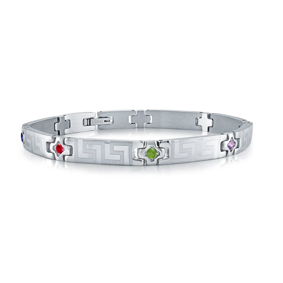 Bracelet Multicolore large - Acier inoxydable