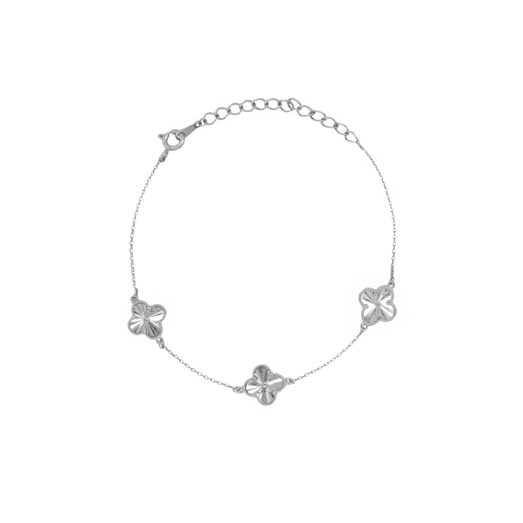 Bracelet Trèfles Facettés