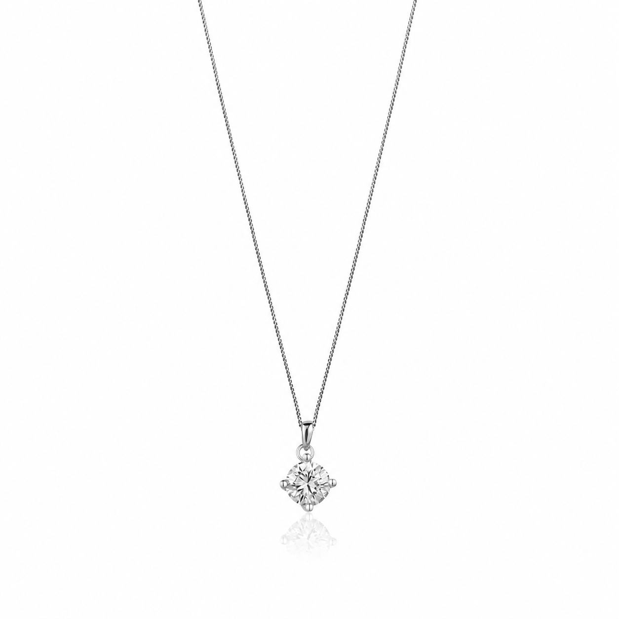 Pendentif Bordeaux - Zircon