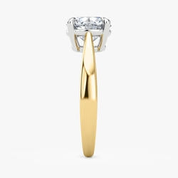Bague solitaire diamant rond