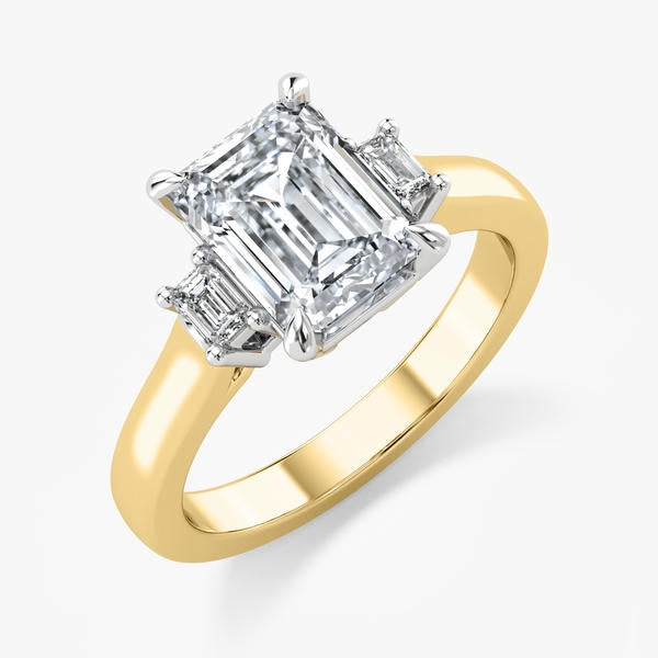 Bague trinité de diamants