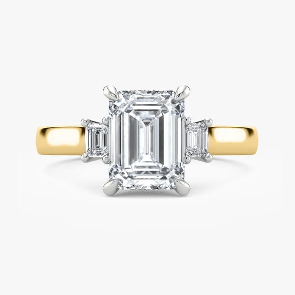 Bague trinité de diamants
