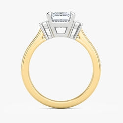 Bague trinité de diamants