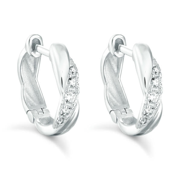 Boucles d'oreilles diamants - BOMA02