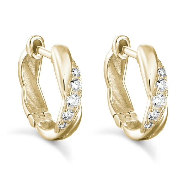 Boucles d'oreilles diamants - BOMA02