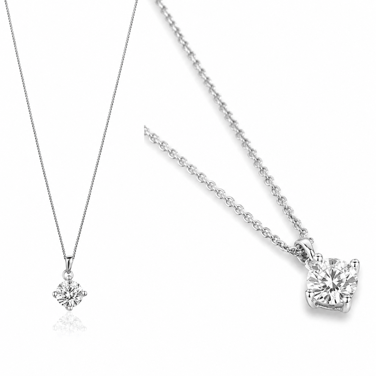Pendentif Bordeaux - Zircon